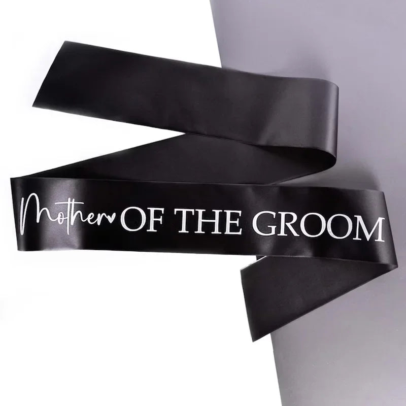 Bridal Party Sash | Bride, Bridesmaid, Maid of Honor & More Bridal Party Sash Peaceful Pleasures Health and Wellness mother of the groom