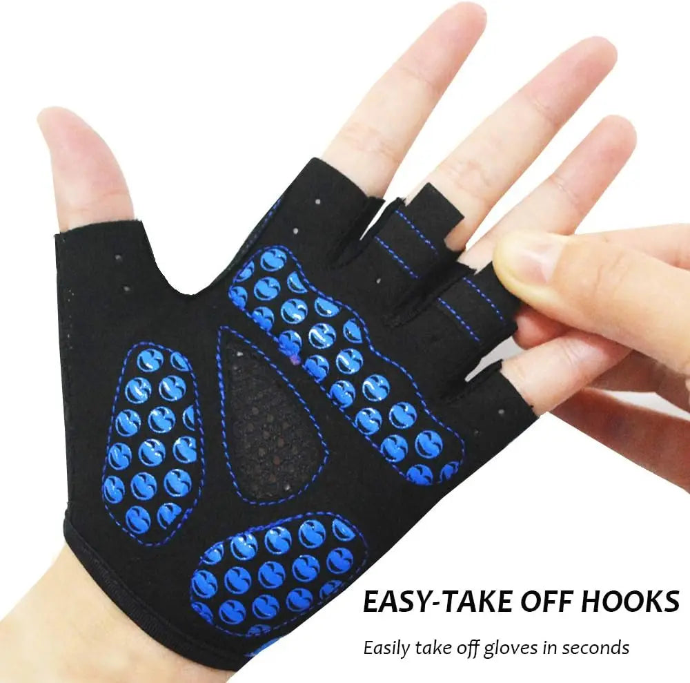 1 Pair Kids Gloves for Boys Girls, Breathable Non-slip Children Cycling Half Finger Gloves Outdoor Sports Hand Protection Peaceful Pleasures Health and Wellness