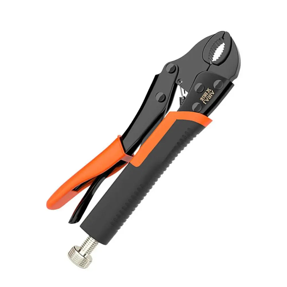 7/9/10 Inch Strong Locking Pliers Universal Multifunctional Pressure Pliers Round/Straight/Tip Mooth Pipe Wrench Hand Tools Peaceful Pleasures Health and Wellness 7 inch circle