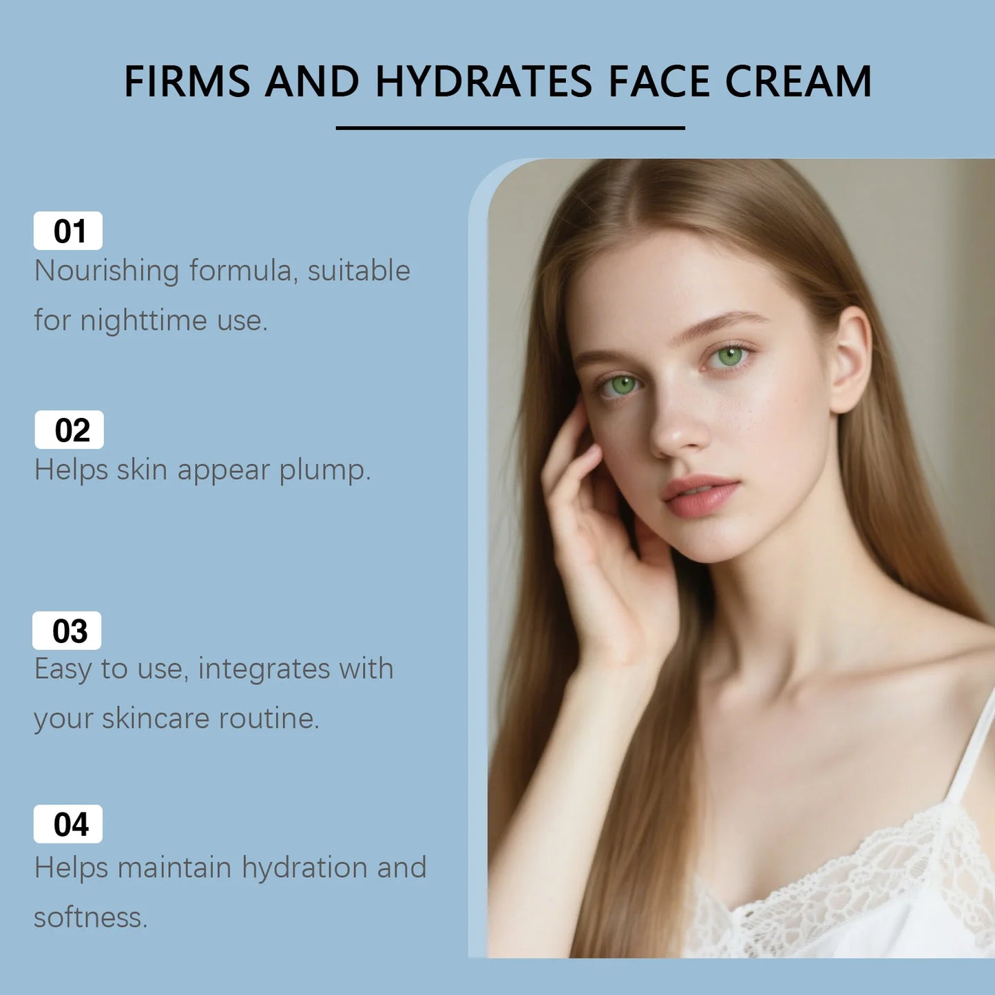 Copper Peptide Face Cream & Serum Set – Firming & Hydrating