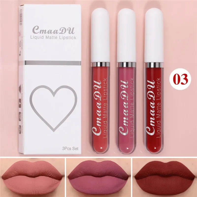 IFANYUO 6-Pc Matte Liquid Lipstick Set – Waterproof Velvet Lip Gloss