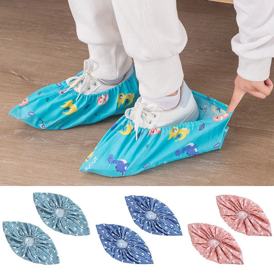 Reusable Non-Slip Indoor Shoe Covers | Washable Overshoes Indoor Shoe Covers Peaceful Pleasures Health and Wellness