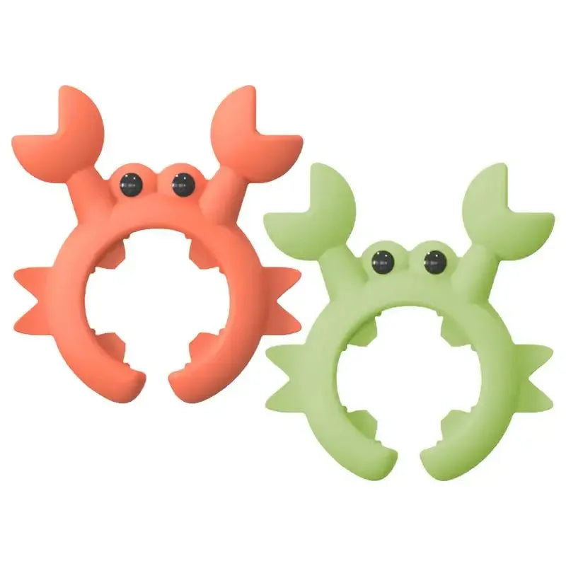 Utensil Rest Crab Shaped Silicone Utensil Rest Countertop Ladle Holder Anti-Overflow Stove Top Spatula Holder Kitchen Gadget Peaceful Pleasures Health and Wellness