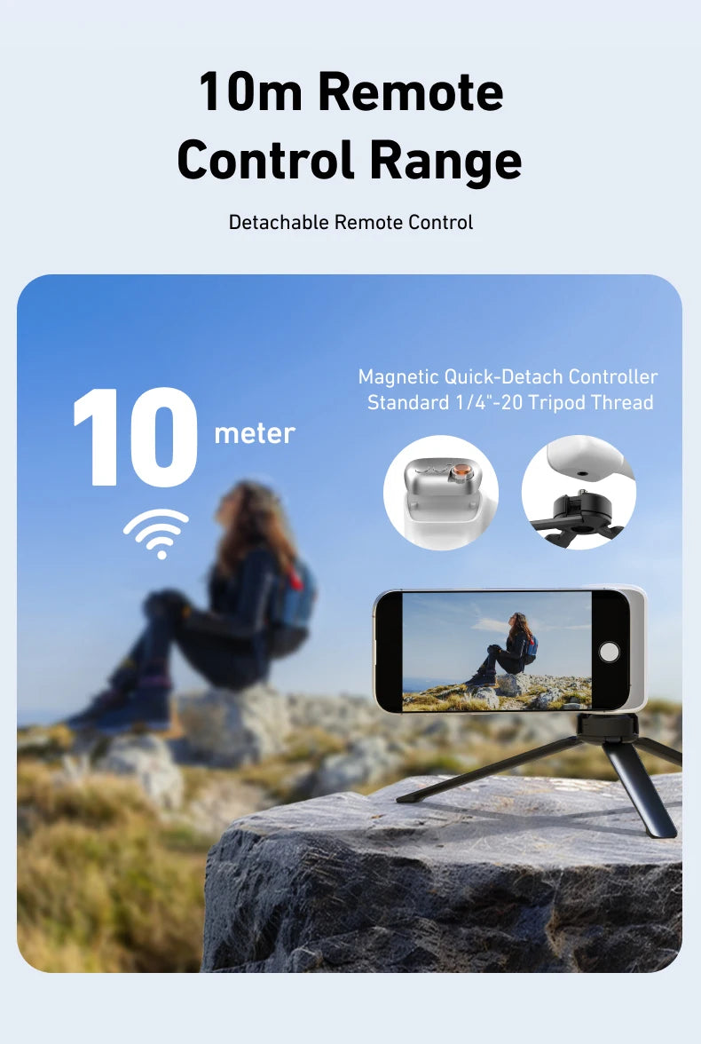 TELESIN Magnetic Phone Camera Shoot Hand Grip Phone Holder Shooting Aid Remote Control Handle for Iphone HUAWEI SAMSUNG Phone Peaceful Pleasures Health and Wellness