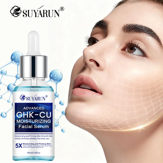 SUYARUN GHK-CU serum - Anti-aging facial moisturizer, firming and moisturizing for all skin types, suitable for men and women. Peaceful Pleasures Health and Wellness