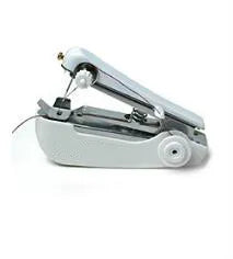4 Colors 1pc Portable Mini Manual Sewing Machine Simple Operation Sewing Tools Sewing Cloth Fabric Handy Needlework Tool DC05 Peaceful Pleasures Health and Wellness White