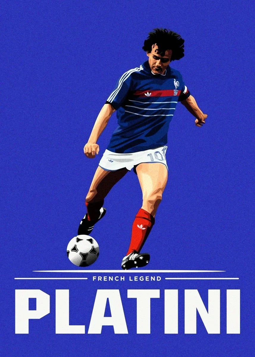 Soccer Football Star Canvas Wall Art Poster | Home Decor