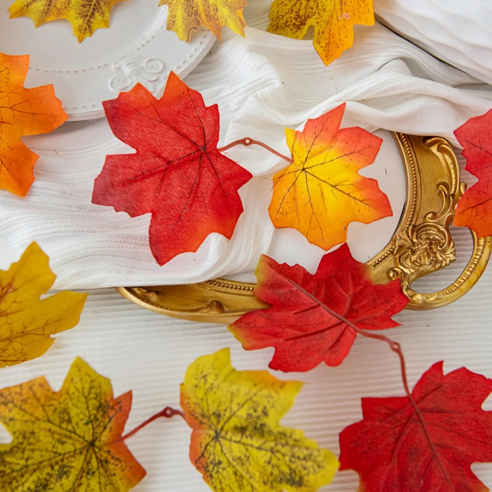 Silk Maple Leaf Artificial Flowers | Wreath & Seasonal Décor