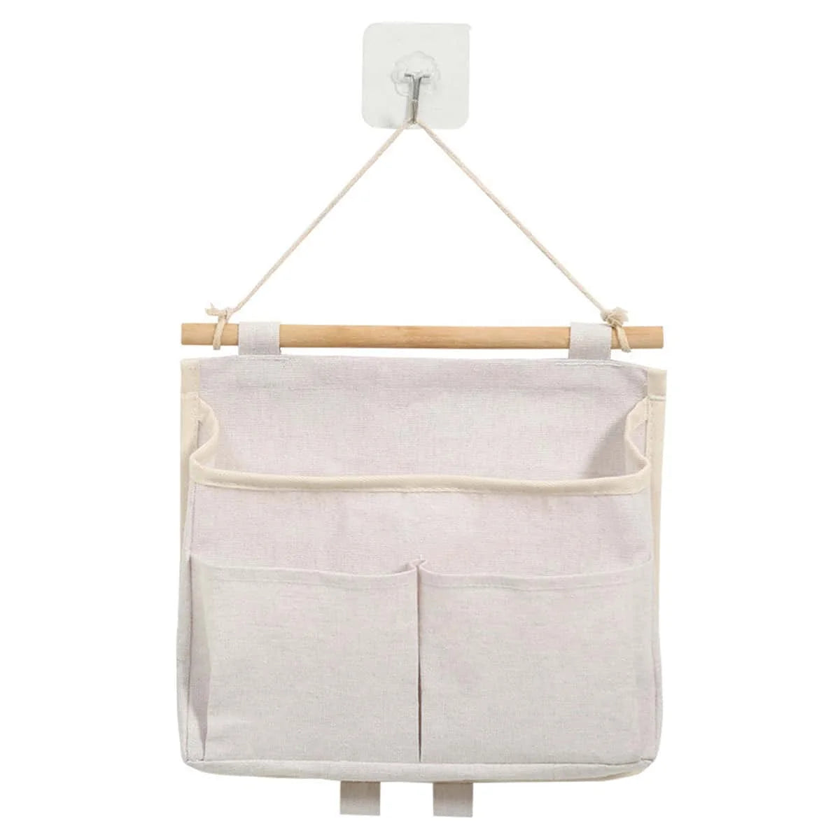 Over Door Wall Hanging Storage Caddy Organizer Bag – Linen