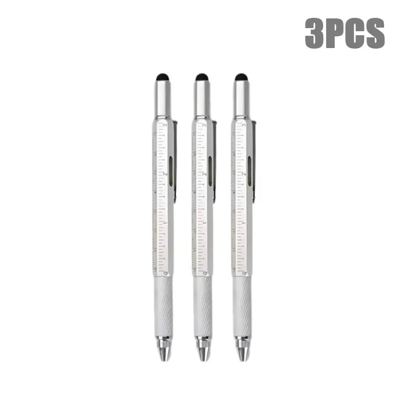7-in-1 Stylus Pen | Screwdriver, Ruler, Level & Ballpoint