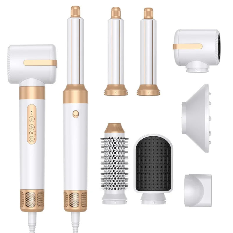URGGU 7-in-1 Hair Dryer & Styler 1400W – Curl, Dry & Straight