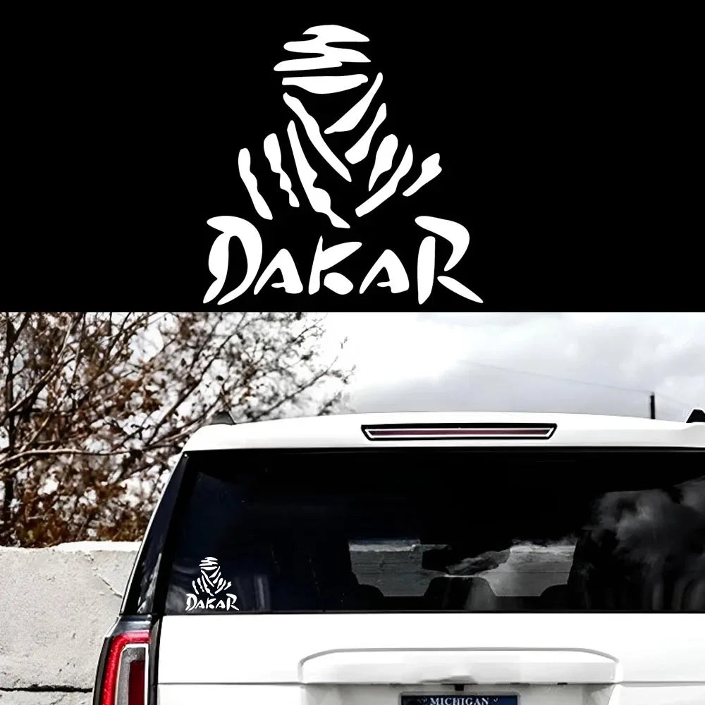Dakar Rally Reflective Vinyl Sticker | Car Motorcycle Laptop