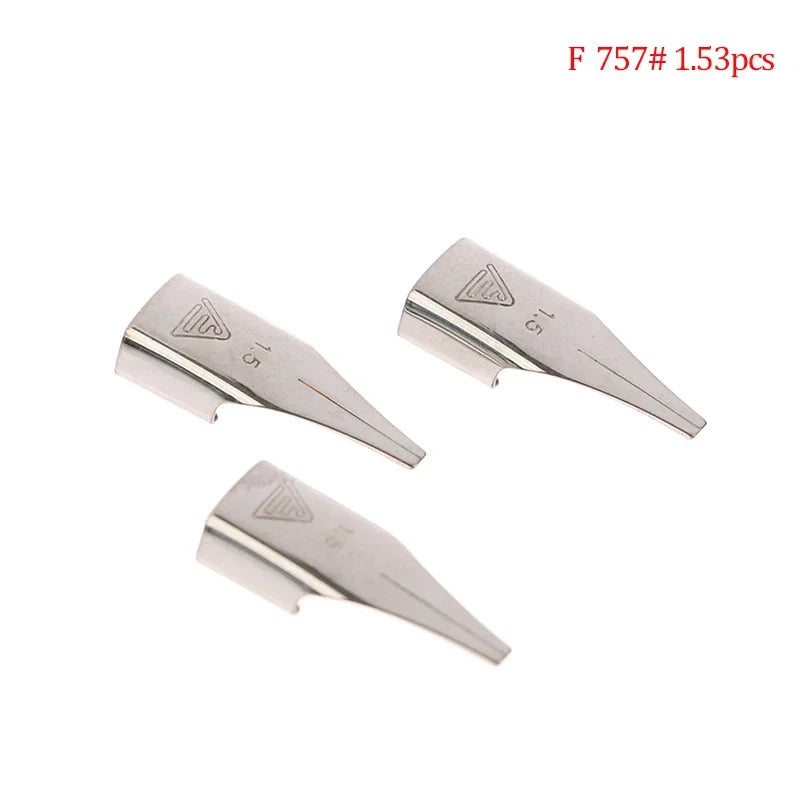 3-Pack 757 Fountain Pen Nibs – EF, F & M Tips | Art & Writing