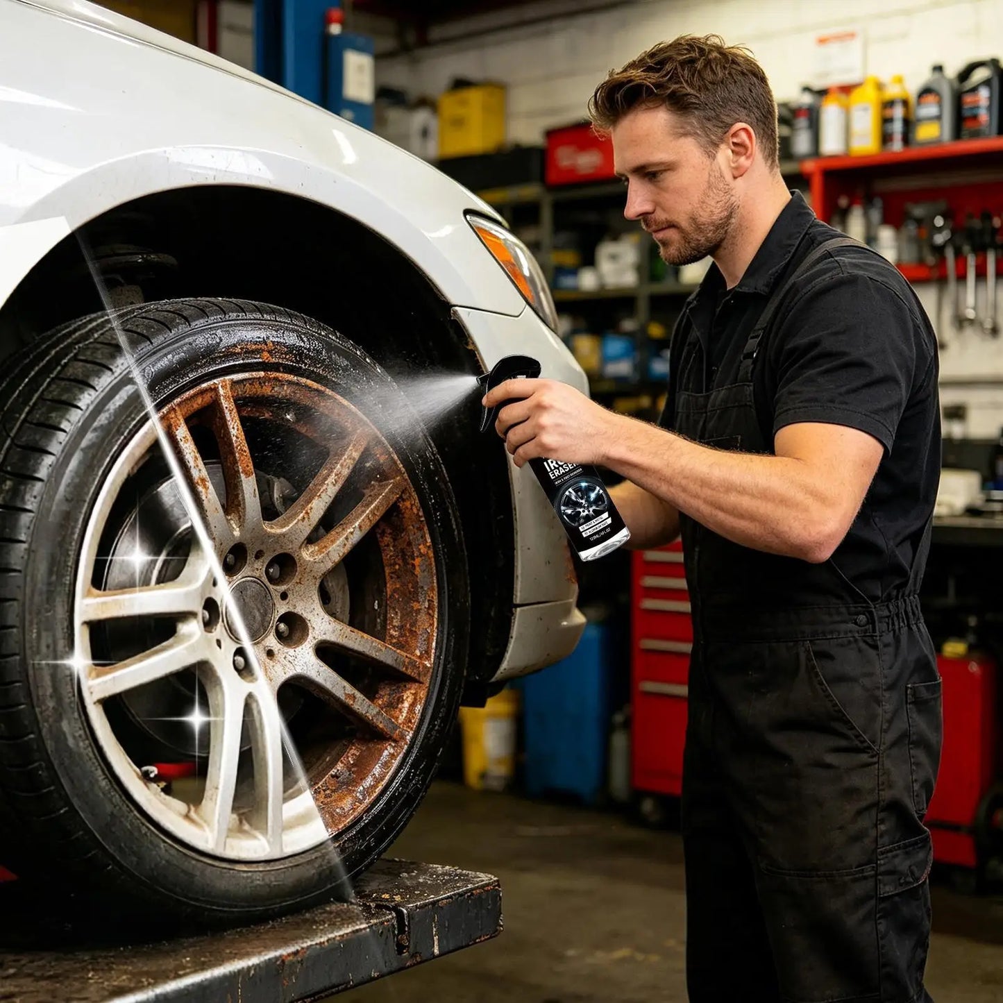 120ml Car Wheel Iron Remover Spray | Brake Dust & Rust Cleaner