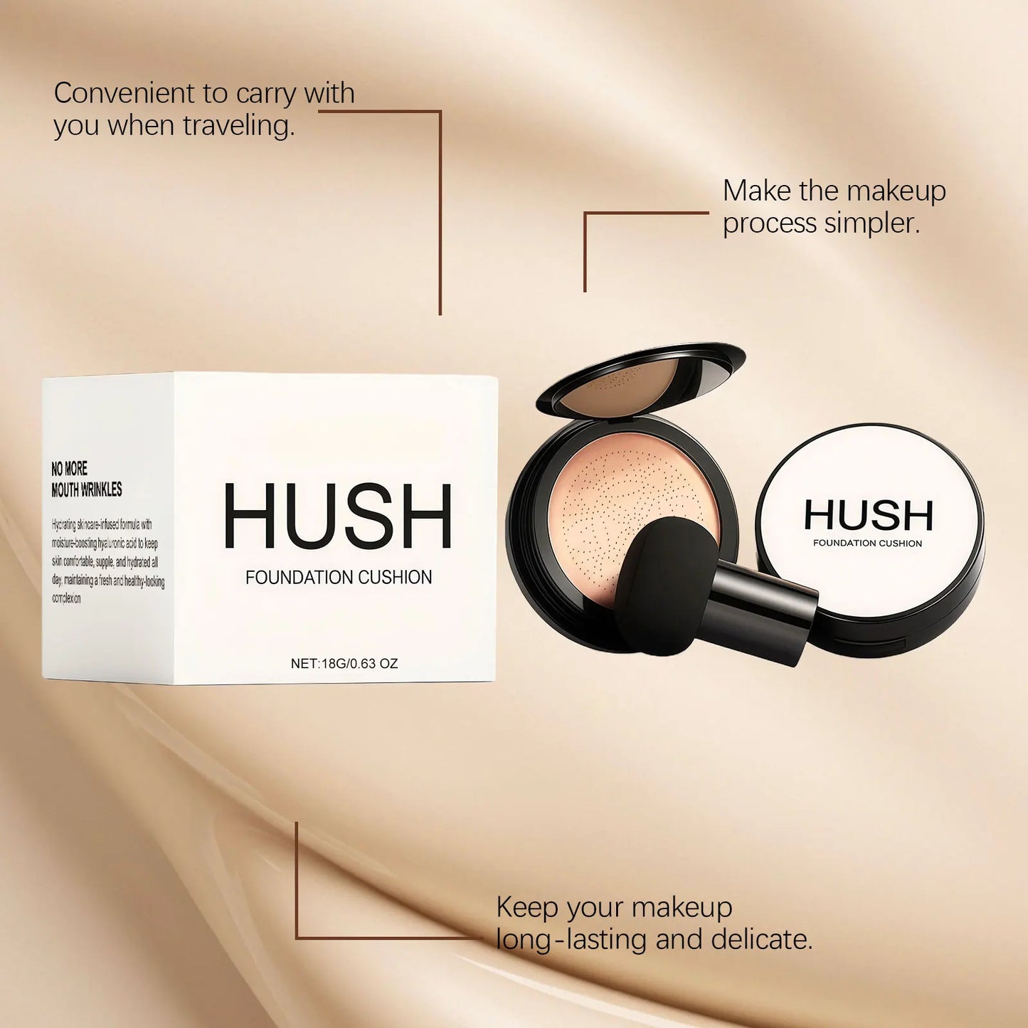 Natural Air Cushion CC Cream – Brightening & Long-Lasting