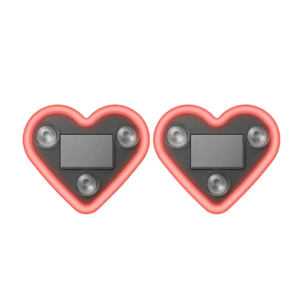 Solar Heart LED Car Window Light | IP65 Waterproof 1-2 Pack