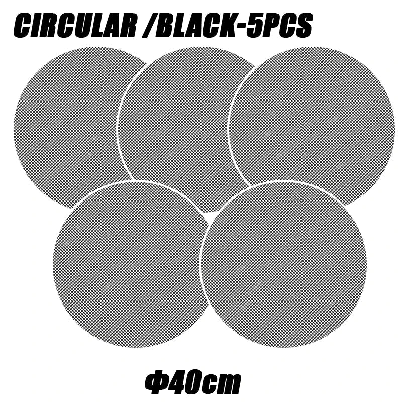 50-Pack Non-Stick Reusable BBQ Grill Mats | 500°F Heat Resistant