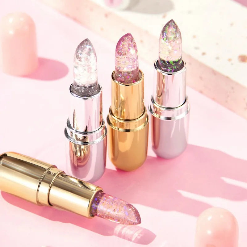 Jelly Glitter pH Color-Changing Lipstick | Moisturizing Lip Gloss