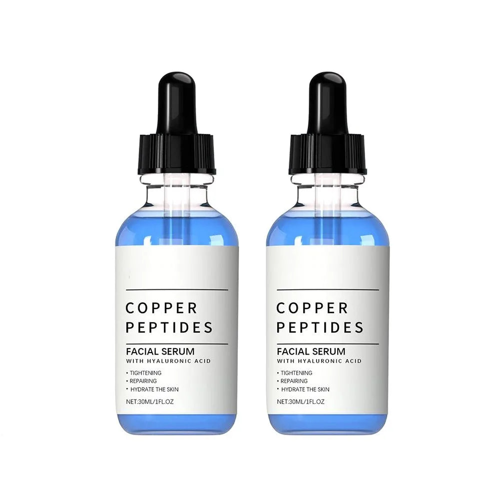 Copper Titanium Essence Hyaluronic Acid Serum Skin Barrier Repair For Sensitive Dry Moisturizing Brightening Soothing Face Skin Peaceful Pleasures Health and Wellness 2PCS