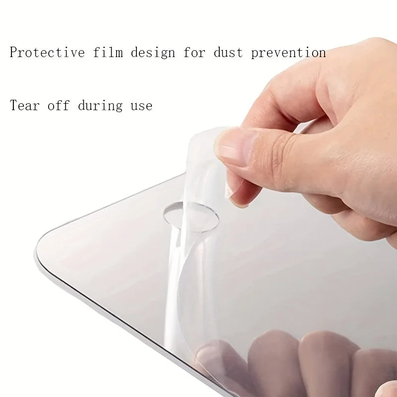 Anti-Fog Shower Shaving Mirror – Wall Mount & Handheld, 8"