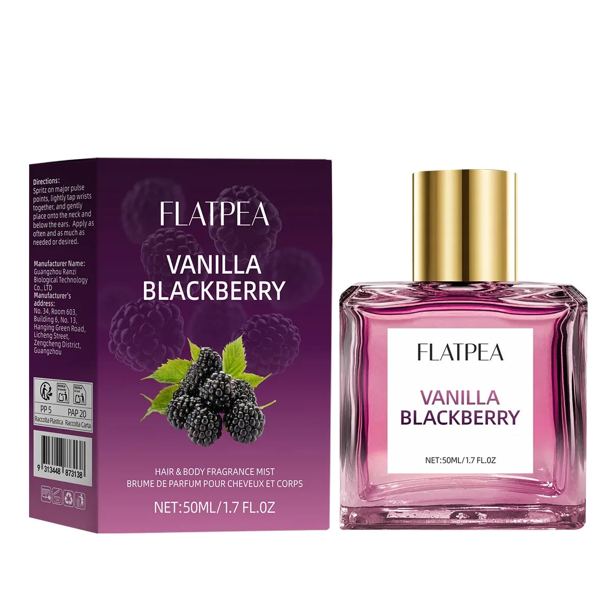 WARMKISS Blackberry Vanilla EDP Perfume | Sweet Fruity Scent
