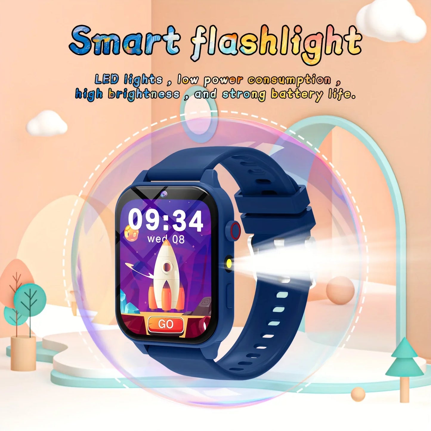 ERUN Kids Smart Watch – Educational Games & Pedometer Ages 3+