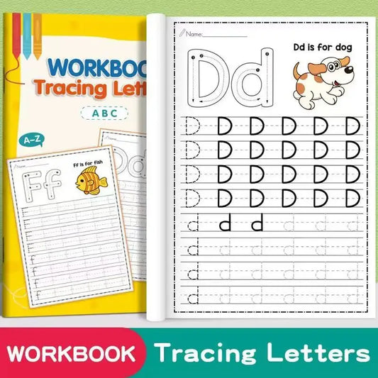 Children Calligraphy 26 Alphabet Tracing Workbook Educational Books Peaceful Pleasures Health and Wellness 1pc