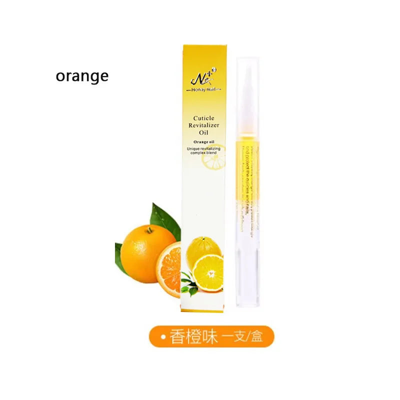 15 Smells Nail Nutrition Oil Pen Nail Treatment Cuticle Revitalizer Oil Prevent Agnail Nail Polish Nourish Skin Peaceful Pleasures Health and Wellness Orange