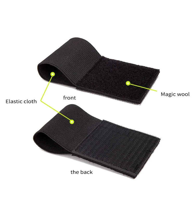 Elastic tourniquet holder hook and ring outdoor EDC bag plate carrier chest Rig vest belt carrying emergency storage tourniquet Peaceful Pleasures Health and Wellness 2pcs black