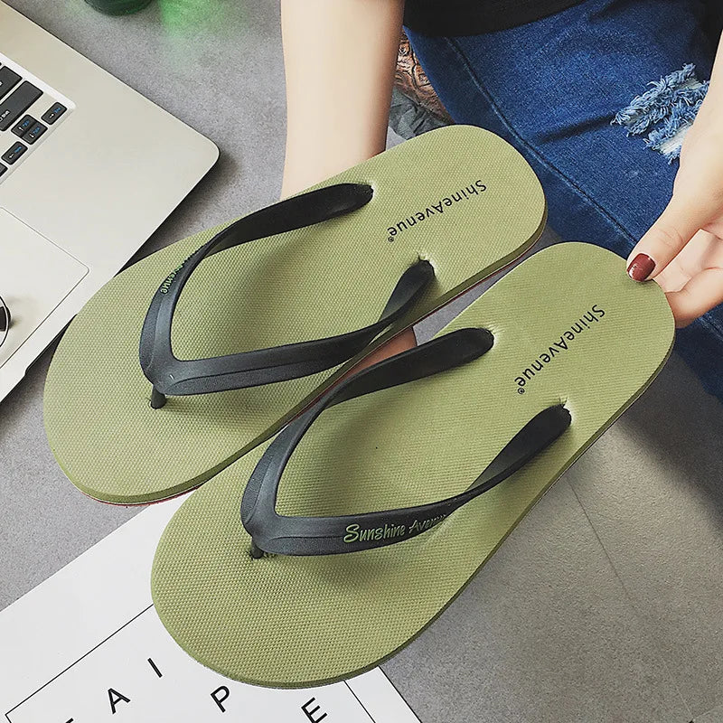 Men's Non-Slip EVA Flip Flop Slippers | Indoor & Outdoor Men's Flip Flop Slippers Peaceful Pleasures Health and Wellness B 44-45