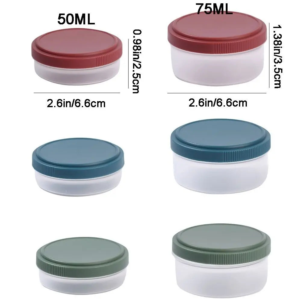 Mini Condiment Containers with Lids 50/75ml – Leak-Proof