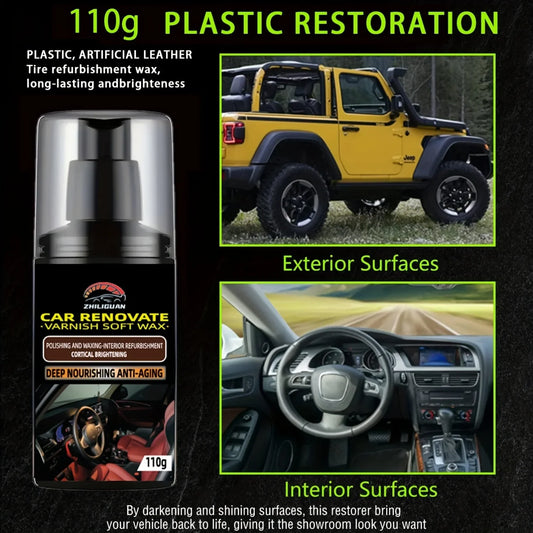 Car Plastic Restorer – Rubber & Trim Care Agent | Deep Shine Plastic & Rubber Restorer Oasis Select