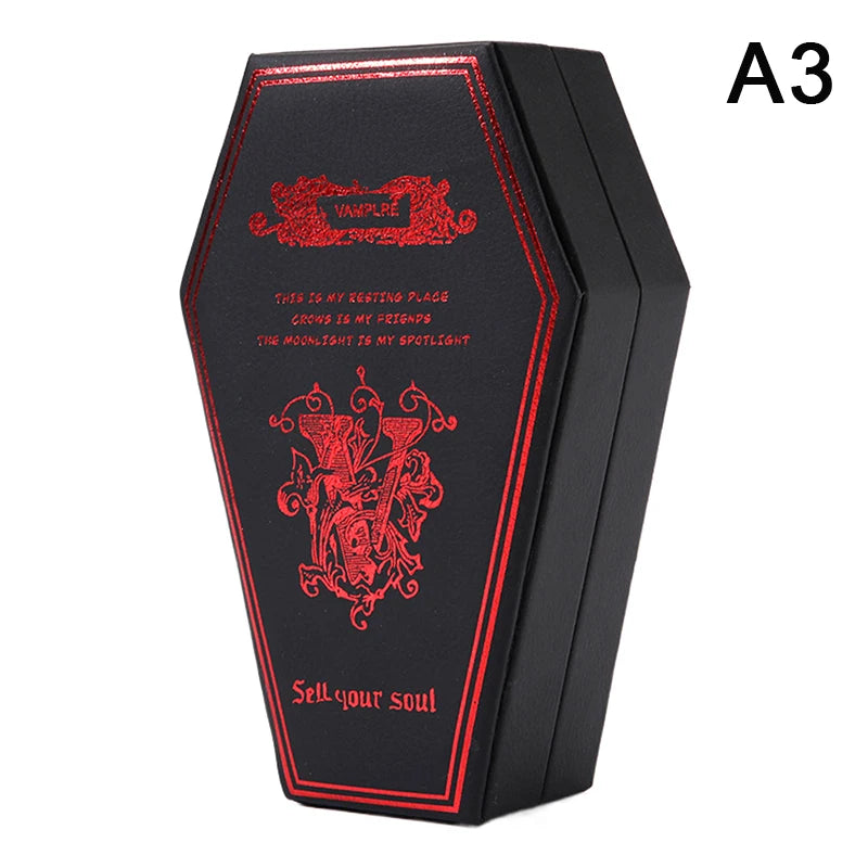Gothic Coffin Jewelry Box | Multi-Compartment Organizer & Gift