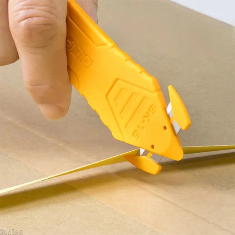 RveTee SK15 Safety Box Cutter – Hidden Blade Utility Knife