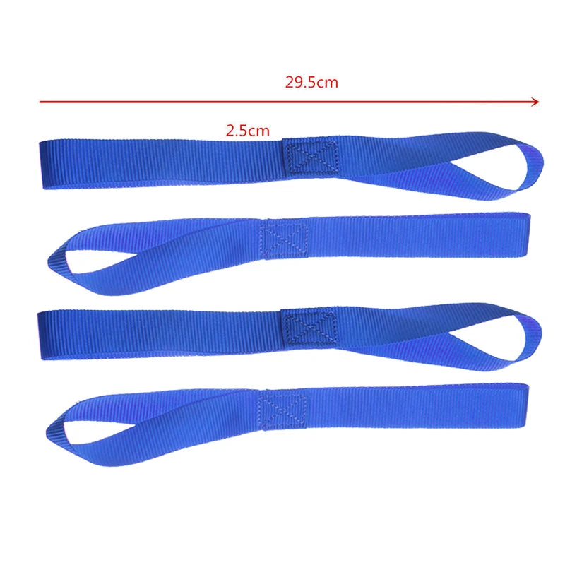 25mm Soft Loop Tie-Down Straps | Heavy Duty Cargo Lashing 6-Pack