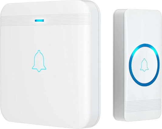Wireless Doorbell Kit with 1300ft Range, 52 Melodies, Waterproof Design & LED Flash for Home Security Peaceful Pleasures Health and Wellness United States