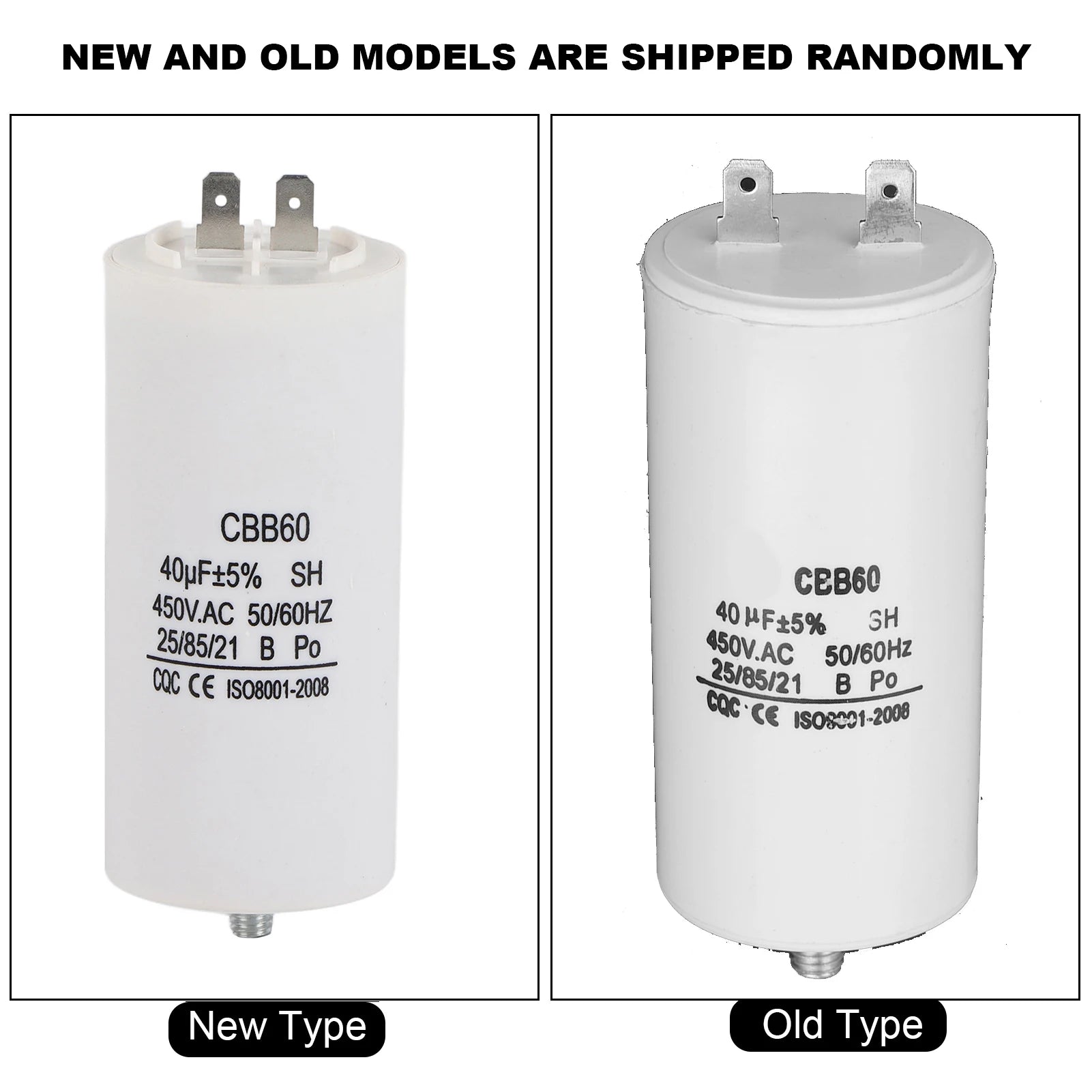 Pump Capacitor Capacitor CBB60 450V 40uf Capacitor For Washing Machine 50/60Hz Peaceful Pleasures Health and Wellness