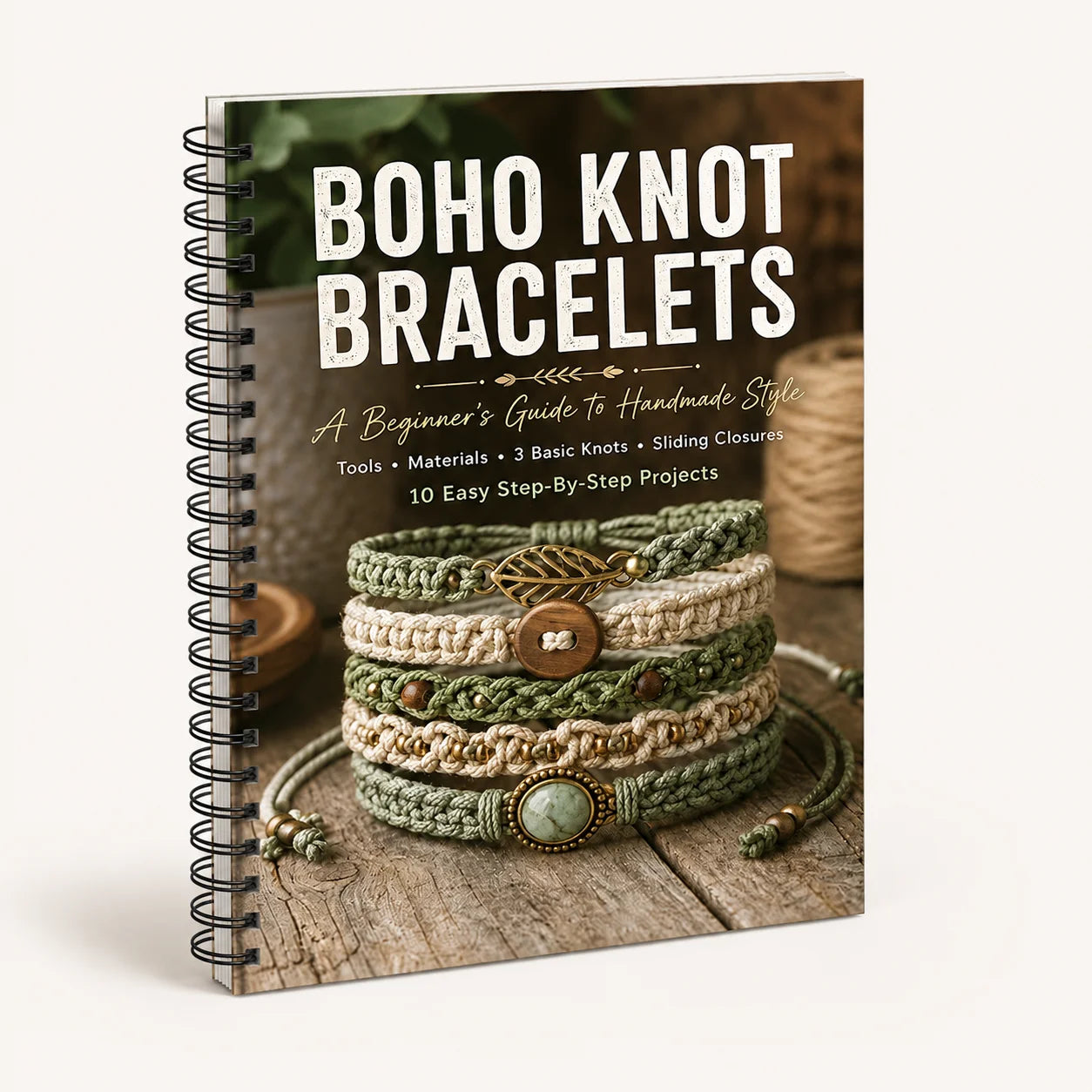 Boho Knot Bracelets Guide Handmade Bracelet Making Book Beginner