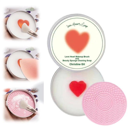 Makeup Brush Cleaner Soap & Silicone Mat – Deep Cleans Brushes Brush Cleaner Set Oasis Select