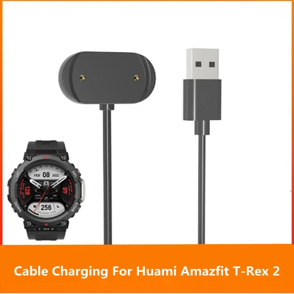 2025 Cable Charging For Huami Amazfit T-Rex 2 Fast Portable Charging Charger For Amazfit T-Rex 2 TRex2 Charger Dock Stand Holder Peaceful Pleasures Health and Wellness For T-Rex 2 A2169