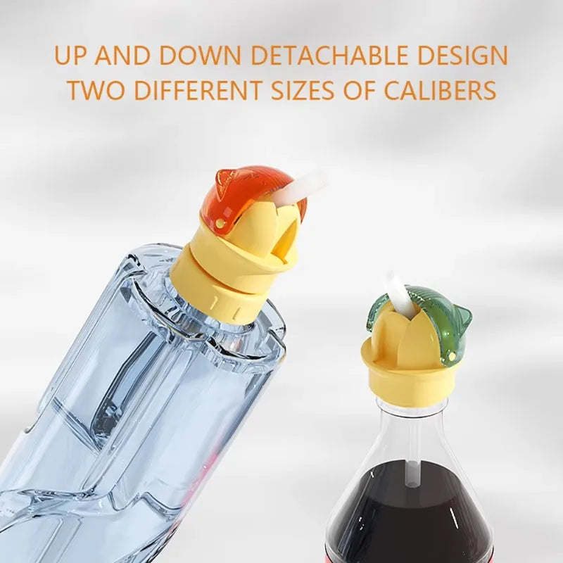 Universal Baby Bottle Cap with Anti-Choke Straw | Kids Sippy