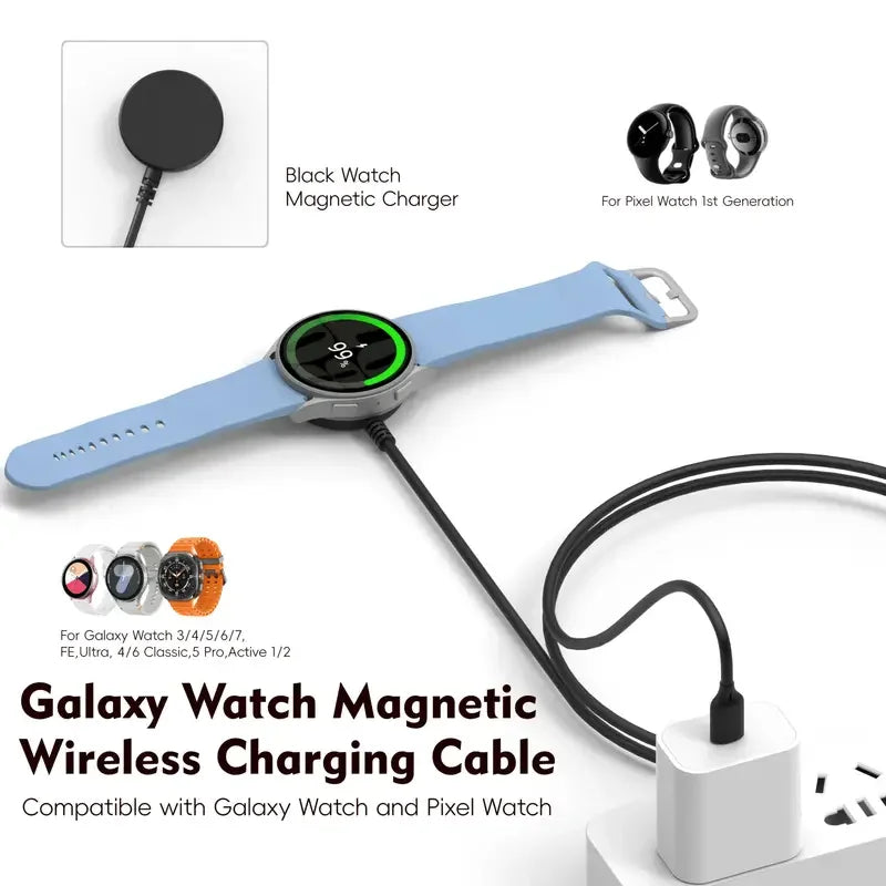 Samsung Galaxy Watch 7/6/5/4 USB Replacement Charger Peaceful Pleasures Health and Wellness