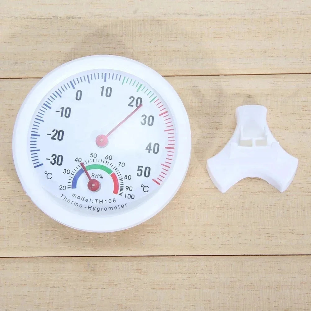 Bell-shaped Analog Hygrometer Temperature Gauge Indoor Outdoor Wet