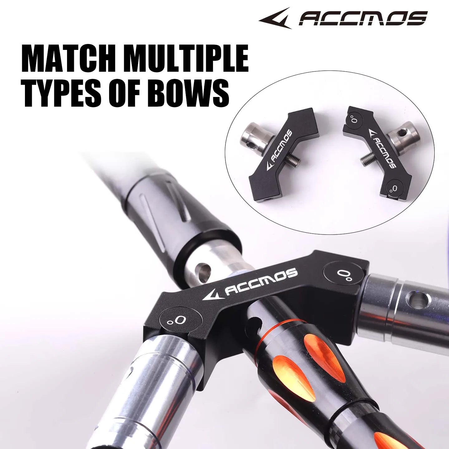 Archery Stabilizer V-bar Mount Recurve Bow Compound Balance Bar Quick