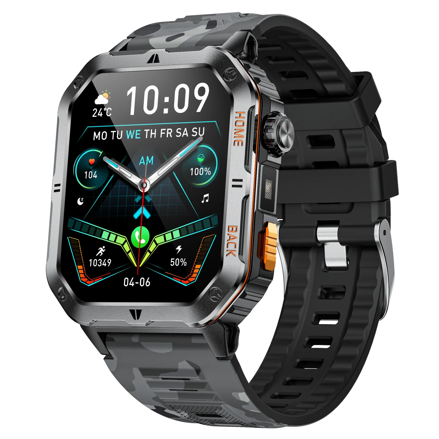 MINGCC Smart Watch 2.01" IPS, Wireless Call, 20-Day Battery