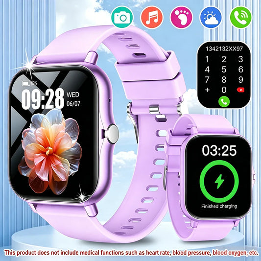 ERUN 1.83" Smart Watch with Bluetooth Calling | Men & Women Smart Watch Oasis Select Purple