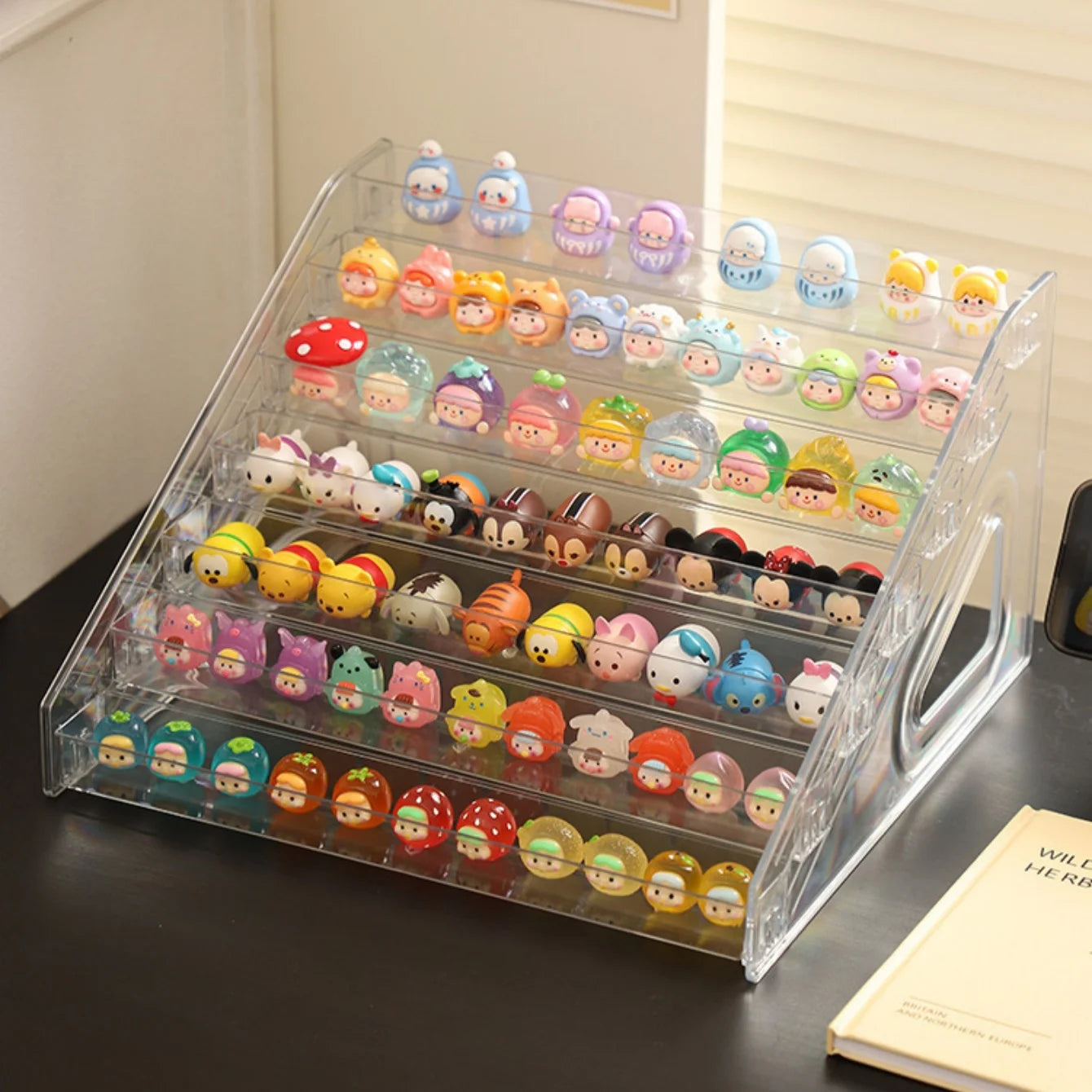 Acrylic Step Display Stand – Multi-Layer Nail Polish Organizer