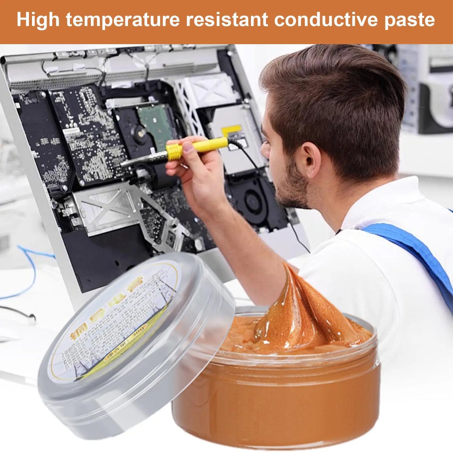 30g Electrically Conductive Grease | Copper-Based Lubricant
