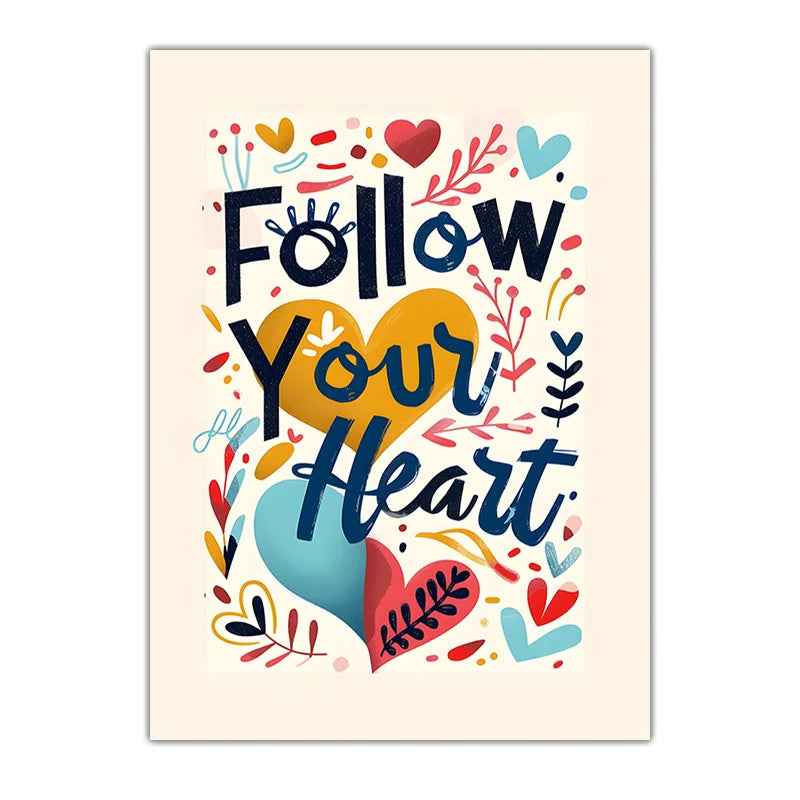 Nordic Motivational Canvas Wall Art | Colorful Inspirational Print Canvas Wall Art Peaceful Pleasures Health and Wellness 05 20x25cm No Frame China Mainland