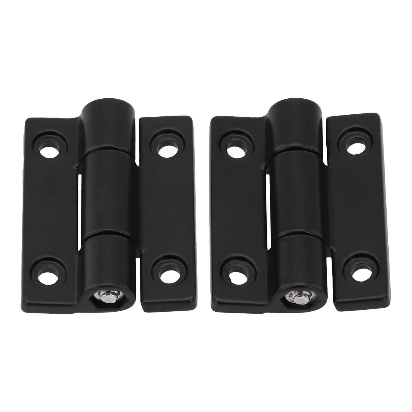 2-Pack Adjustable Torque Damping Flat Hinges | Zinc Alloy Cabinet Hardware